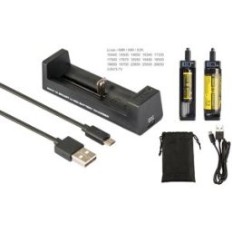 Carregador Baterias/Pilhas Multifunções Litio LI-ION - XTAR