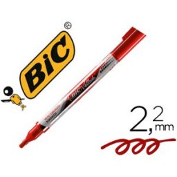 Marcador Bic Velleda Liquid Pocket Ponta Redonda 2,2 mm Vermelho