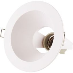 Suporte de Encastre Ø125mm p/ Lâmpada E27 (Branco) - GSC
