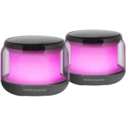 Coluna Bluetooth Portátil MS-AURA 15W (Preto) - MARS-GAMING