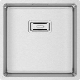 Lava Loiça Box Lux 40 440x440mm c/ Válvula Manual FIRST (Escovado) - RODI