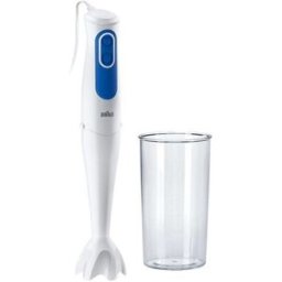 Varinha Mágica + Acessórios 0,6L 700W MQ 3000 Smoothie (Azul/Branco) - BRAUN