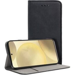 Capa Flip Cover p/ Samsung Galaxy S24 Plus / S25 Plus (Preto) - COOL