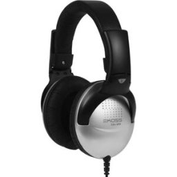 Auscultadores UR29 c/ Fios (Preto/Prateado) - KOSS