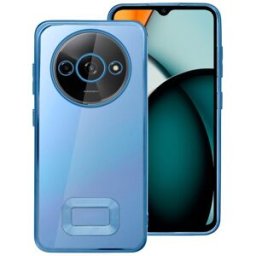 Capa p/ Xiaomi Redmi A3 Borde Metálico (Azul) - COOL