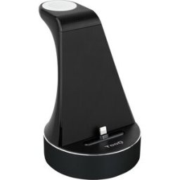 Base de Carregamento p/ Apple Watch e iPhone (Preto) - TOOQ