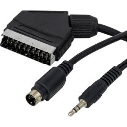Cabo SCART Macho - S-Video + Jack 3,5mm Stéreo (10 mts)