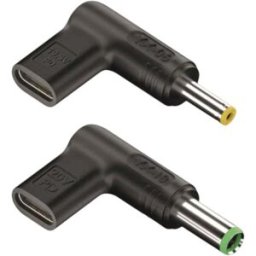 Pack 2x Conetores 90º USB-C p/ Computadores Portáteis Toshiba - NGS
