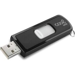 Pen Drive USB 2.0 64GB (Preto) - COOL