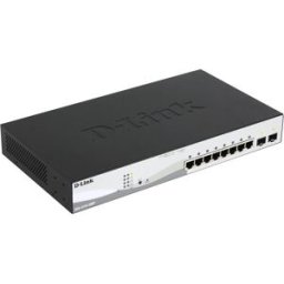 Switch de Rede Gerido L2/L3 Gigabit Ethernet 1000 Mbit/s Preto PoE (8 portas) - D-LINK