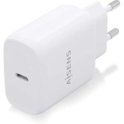 Carregador USB-C 25W PD3.0 (Branco) - AISENS