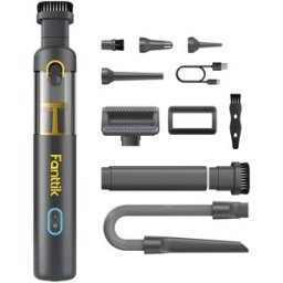 Aspirador de Carro Portátil V8 Apex 120W 120ml (Cinza) - FANTTIK