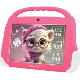 Tablet Android 8" KidsTAB8 4GB/64GB Wi-Fi c/ Capa Rosa - BLOW