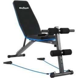 Banco de Musculação Inclinado c/ Sistema de Segurança e Elásitcos - REBEL ACTIVE