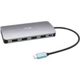Docking Station USB-C Nano 3x Display 100W (Cinza) - I-TEC