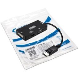 Conversor DisplayPort Macho - VGA/DVI/HDMI Fêmea - Nanocable