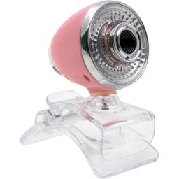 WebCam 32MP HD (Prateado/Rosa)