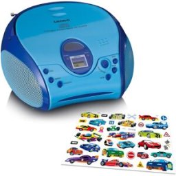 Rádio Portátil SCD 24 Kids c/ CD, CD-R/ RW (Azul) - LENCO