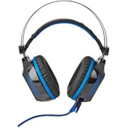 Auscultadores Headset Gaming Wradrin GHST500BK c/ Micro USB (Preto/Azul) - NEDIS