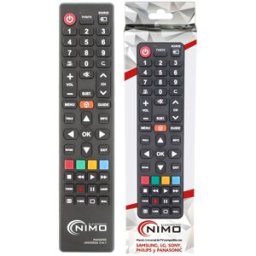 Comando Universal Dedicado p/ TVs LCD SAMSUNG, LG, SONY, PHILIPS, PANASONIC - NIMO