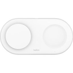 Base de Carregamento Wireless Boost Charge Pro "2-EM-1" (Branco) - BELKIN