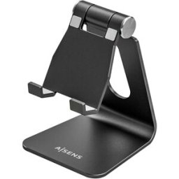 Suporte de Mesa M Ajustável p/ Smartphones/Tablet´s (Preto) - AISENS