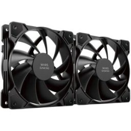 Pack 2x Ventoinhas MFPROX2 120mm (Preto) - MARS-GAMING