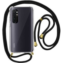Capa Xiaomi Mi Note 10 Lite c/ Cabo Preto - COOL