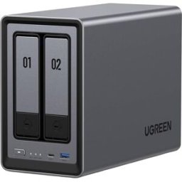 NAS NASync DXP2800 Intel N100 8GB 2 Baías - UGREEN