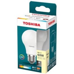 Lâmpada LED Essential Prime A60 E27 8W 4000K 850Lm - TOSHIBA