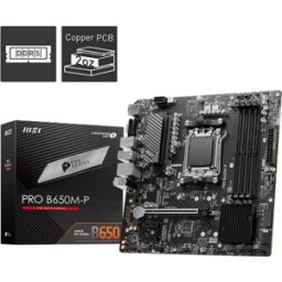 Motherboard Micro-ATX Pro B650M-P SktAM5 - MSI
