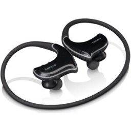 Auriculares Bluetooth à Prova de Água c/ Leitor MP3 4GB (Preto) - LENCO