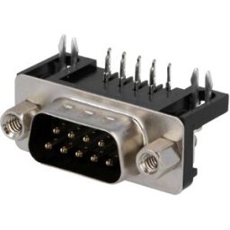 Ficha Nextron C.I. 90º DB9 Pinos Macho