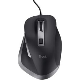Rato USB Ótico Fyda 5000DPI (Preto) - TRUST