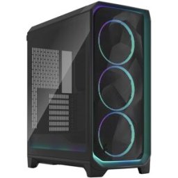 Caixa Extended-ATX Meshify 3 Ambience Pro RGB Tempered Glass Light Tint (Preto) - FRACTAL DESIGN