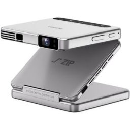 Mini Vídeo Projetor Portátil ZIP Tri-Fold 100 ANSI lumens HD 720p (Prateado) - AURZEN