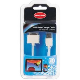 Cabo p/ iPad, iPod e iPhone (Branco) - HAHNEL