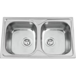 Lava Loiça Okio Line 80 BB 800X500mm (Aço Inoxidável Polido) - RODI