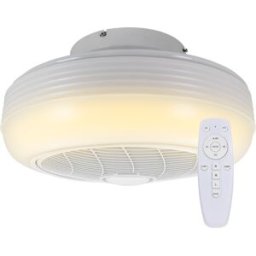 Candeeiro Plafon em LED 34W 3000K/4000K/6000K/Azul 1440Lm (Ø46cm) c/ Ventoinha + Comando