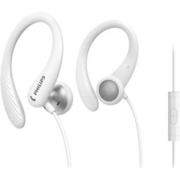 Auriculares TAA1105WT/00 Desportivos c/ Microfone (Branco) - PHILIPS