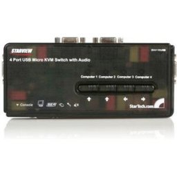Switch KVM VGA Preto (2048x1536) - STARTECH
