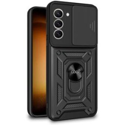 Capa c/ Anel p/ Samsung S911 Galaxy S23 (Preto) - COOL