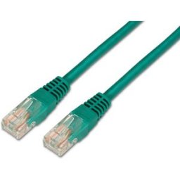 Cabo de Rede RJ45 Cat5e U/UTP Verde (50cm) - AISENS