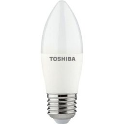 Lâmpada LED C37 E27 8W 3000K - TOSHIBA