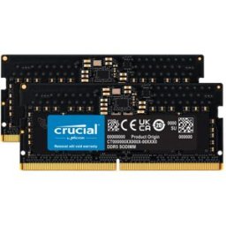 Memória RAM SO-DIMM 64GB (2x32GB) DDR5-4800MHz CL40 - CRUCIAL