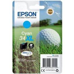 Tinteiros EPSON Cyan Serie 34XL WF-3720/3725 - C13T34724010