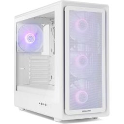 Caixa ATX Hummer Aero ARGB Hyperflow Tempered Glass (Branco) - NOX