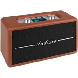 Rádio Portátil DAB+/ FM Retro Tune60 Bluetooth/USB/microSD c/ Controlo Remoto (Castanho) - AUDIZIO
