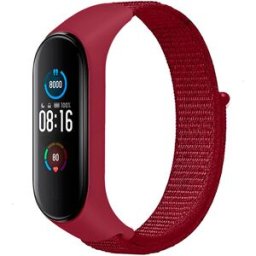 Pulseira Nylon p/ Mi Band 5 e Mi Band 6 (Vermelho) - XIAOMI