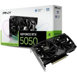 Placa Gráfica NVIDIA GeForce RTX 5050 "Blackwell" Dual Fan 8GB GDDR6 DLSS4 - PNY